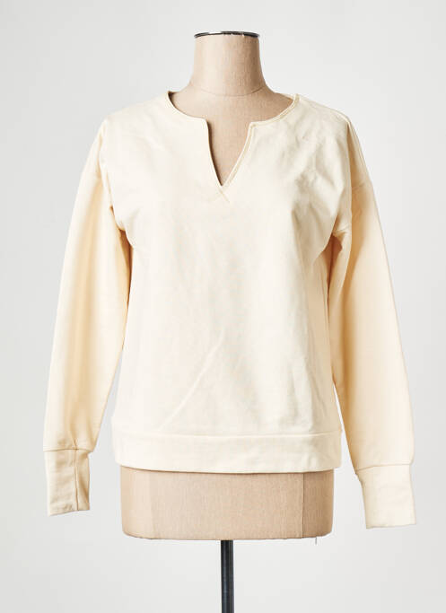 Sweat-shirt beige VILA pour femme