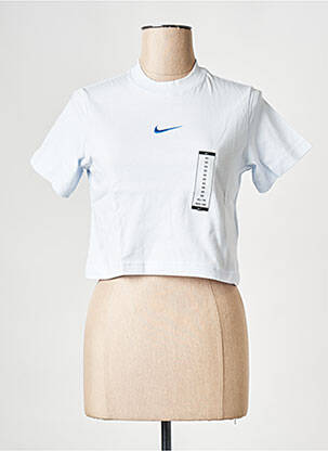 T-shirt col rond blanc NIKE fille