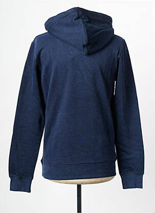 Sweat-shirt à capuche col rond bleu JACK & JONES homme