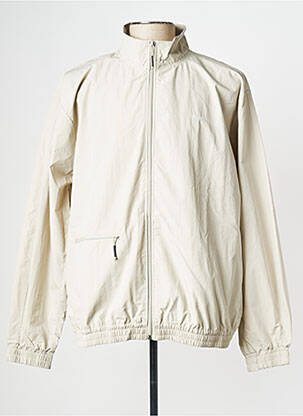Imperméable col col montant gris RAINS homme