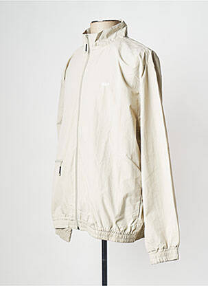 Imperméable col col montant gris RAINS homme
