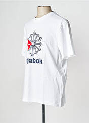 T-shirt blanc REEBOK pour homme seconde vue