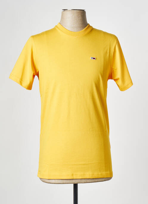 T-shirt jaune TOMMY HILFIGER pour homme