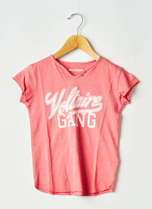 T-shirt rouge ZADIG & VOLTAIRE pour fille