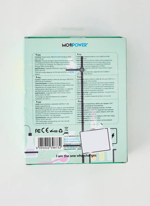 Accessoire divers multicolore MOJIPOWER unisexe