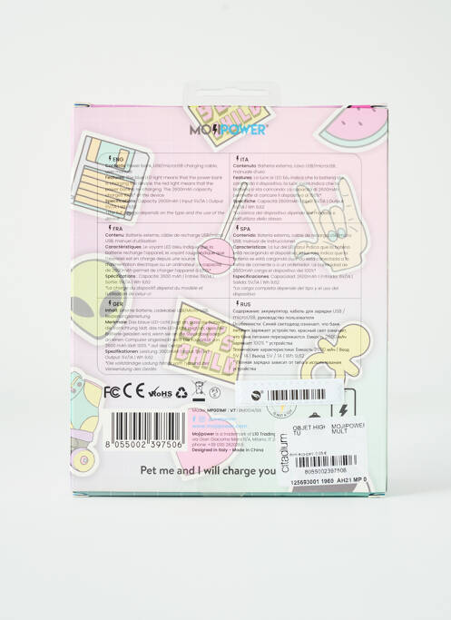 Accessoire divers rose MOJIPOWER pour unisexe