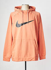 Sweat-shirt à capuche orange NIKE pour homme seconde vue