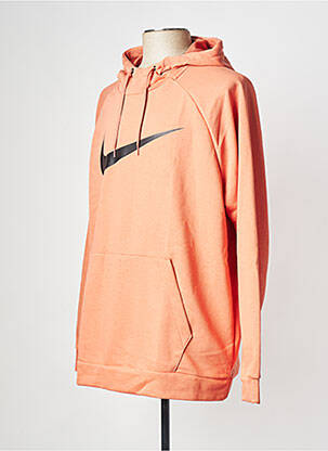 Sweat-shirt à capuche orange NIKE homme