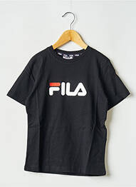 T-shirt col rond noir FILA enfant