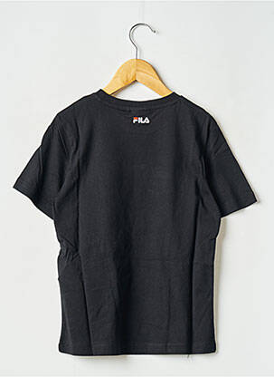 T-shirt col rond noir FILA enfant