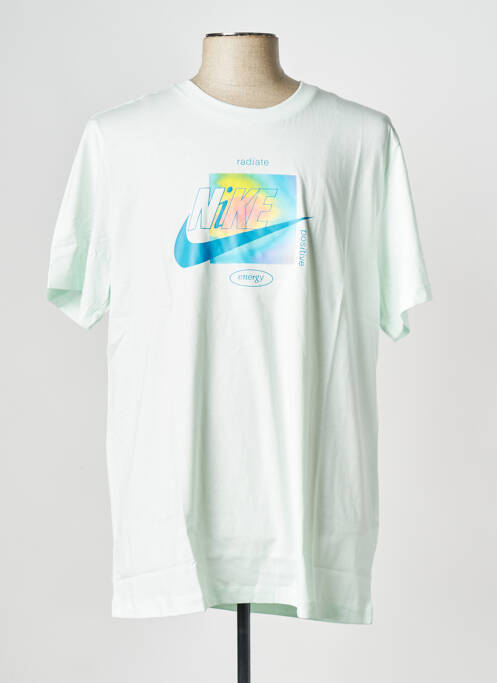 T-shirt vert NIKE pour homme