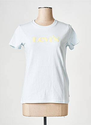 T-shirt col rond bleu LEVI'S femme