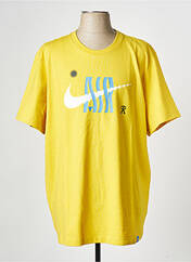 T-shirt jaune NIKE pour homme seconde vue