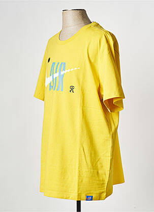 T-shirt col rond jaune NIKE homme