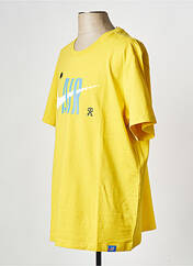 T-shirt jaune NIKE pour homme seconde vue