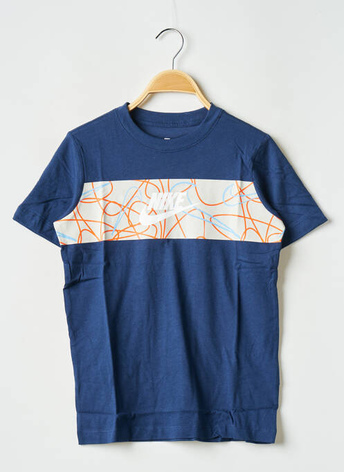 T-shirt bleu NIKE pour garçon