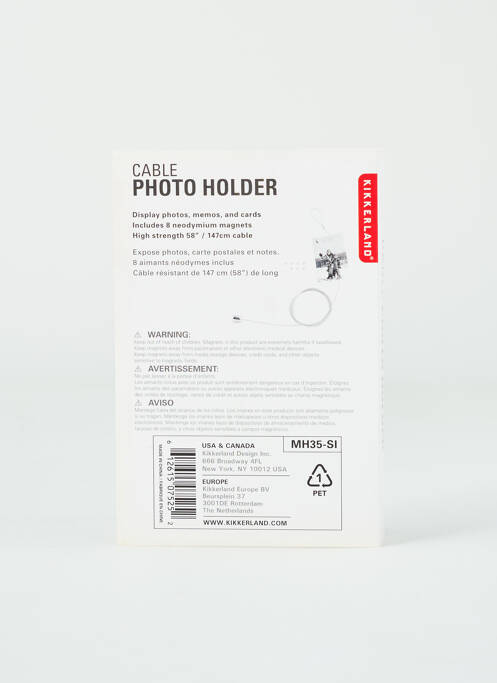 Accessoire divers argent KIKKERLAND unisexe