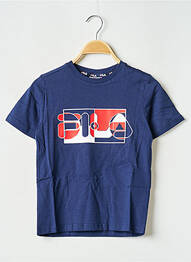 T-shirt col rond bleu FILA garcon