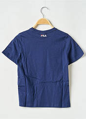 T-shirt bleu FILA pour garçon seconde vue