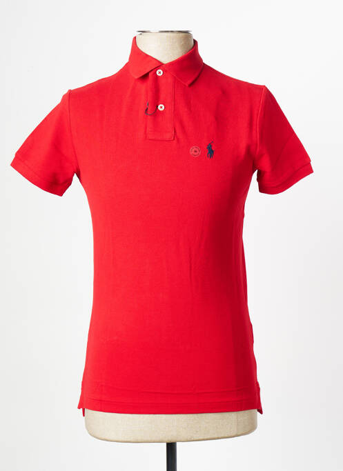 Polo rouge RALPH LAUREN pour homme