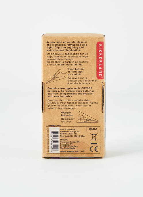 Accessoire divers marron KIKKERLAND pour unisexe