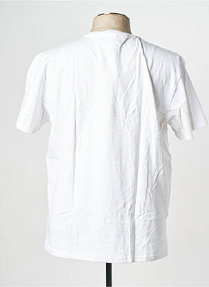 T-shirt col rond blanc TOMMY HILFIGER homme