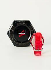 Montre rouge CASIO pour unisexe seconde vue