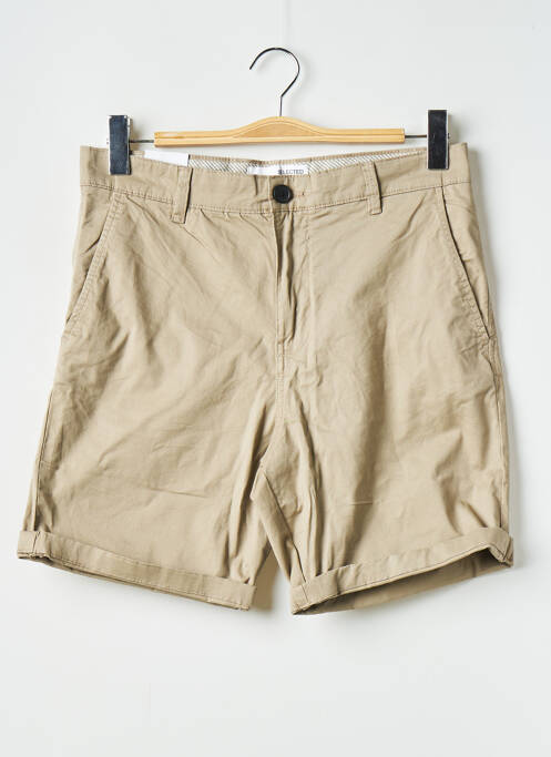 Short beige SELECTED pour homme