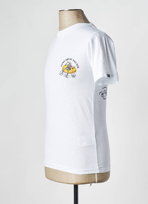T-shirt blanc VANS pour homme