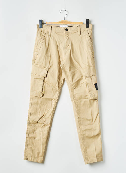 Pantalon cargo beige CALVIN KLEIN pour homme