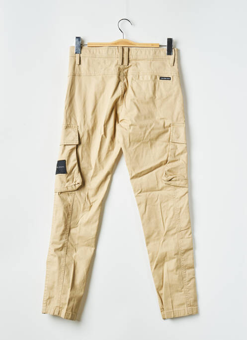 Pantalon cargo beige CALVIN KLEIN pour homme