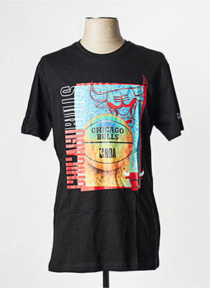 T-shirt noir NEW ERA pour homme