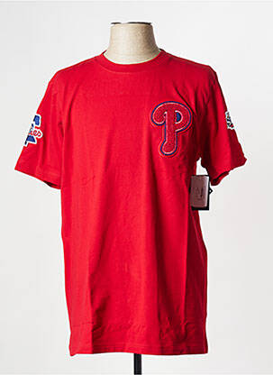 T-shirt rouge NEW ERA homme
