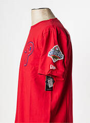 T-shirt rouge NEW ERA pour homme seconde vue