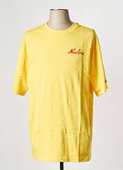 T-shirt jaune NEW ERA pour homme seconde vue