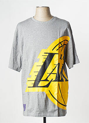 T-shirt gris NEW ERA pour homme