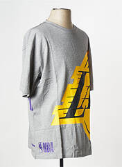 T-shirt gris NEW ERA pour homme seconde vue