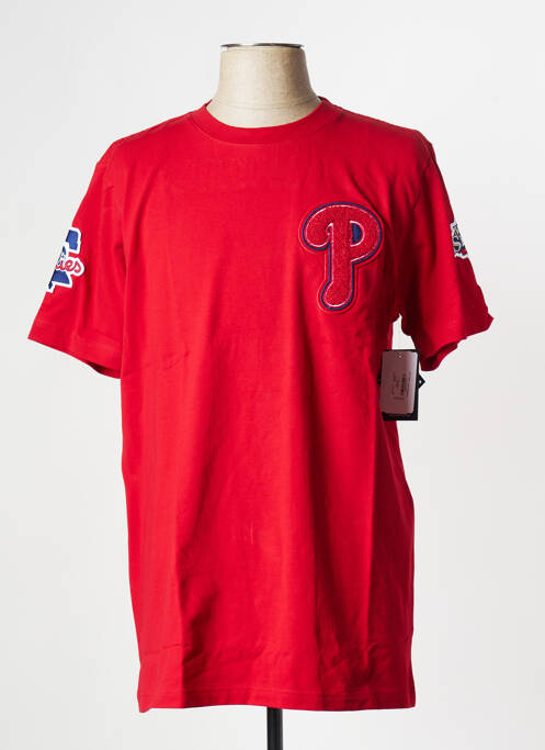 T-shirt rouge NEW ERA pour homme