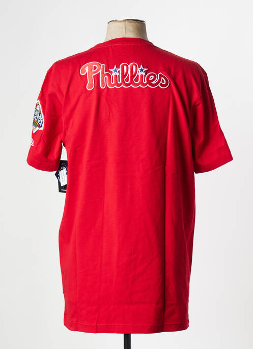 T-shirt rouge NEW ERA pour homme