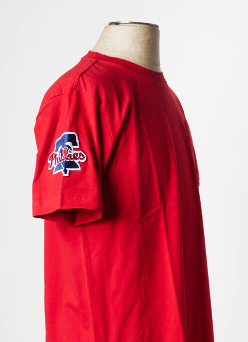 T-shirt rouge NEW ERA pour homme