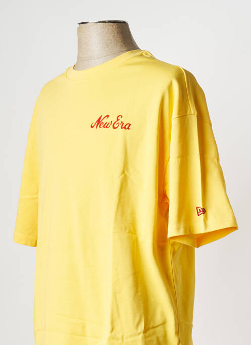 T-shirt jaune NEW ERA pour homme