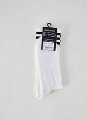 Chaussettes blanc MOTHER SOCKER pour unisexe seconde vue