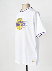 T-shirt blanc NEW ERA pour unisexe seconde vue