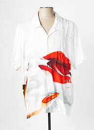 Chemise manches courtes blanc HUF homme
