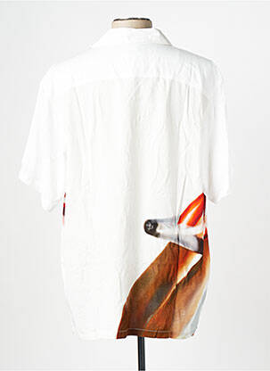 Chemise manches courtes blanc HUF homme