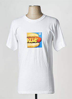 T-shirt blanc HUF homme