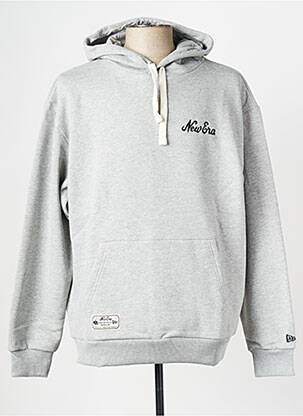 Sweat-shirt gris NEW ERA pour unisexe