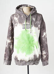 Sweat-shirt vert HUF pour unisexe seconde vue