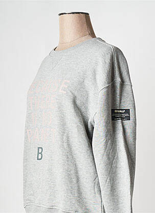 Sweat-shirt gris ECOALF femme