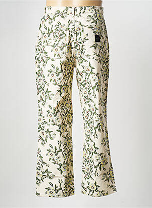 Pantalon droit blanc HUF homme
